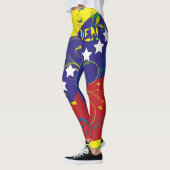 Leggings Le Vénézuéla mon Drapeau VEN01 (Gauche)