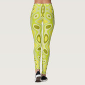 Leggings Le vent de lave - Les verts jaunes (Dos)