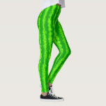 Leggings Le vert mignon d'écorce de fruit de pastèque barre<br><div class="desc">Ces guêtres pastèque-inspirées mignonnes ont un motif rayé vert original qui ressemble à l'écorce de pastèque. Les nuances alternatives de foncé et de vert clair sont chinées comme le fruit d'été. Ces guêtres douces sont parfaites pour un fin gourmet ou pour une partie d'été.</div>