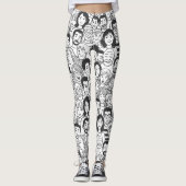 Leggings Le visage des gens (Devant)