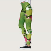 Leggings Le visage fou du monstre vert (Gauche)