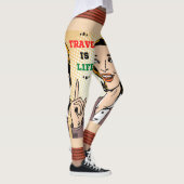 Leggings Le Voyage, c'est de la vie (Droite)