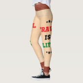 Leggings Le Voyage, c'est de la vie (Gauche)