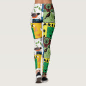 Leggings Le yoga mignon de guêtres halète des OISEAUX de (Dos)