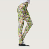 Leggings le yucca de désert fleurit vert clair (Droite)