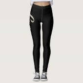 Leggings Lea or blanc écriture Hose (Devant)
