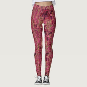 Leggings L'eau chute en f abstrait vif