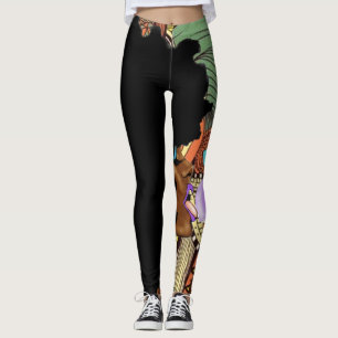 Leggings Léché remélangez les guêtres