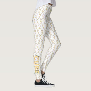 Leggings Leçons de pantalon d'angle de ruban pour la sensib