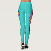 Leggings Lecteur de radio portable Funky 80s, boombox (Dos)