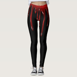Leggings Lecteurs de sang tombés Noir