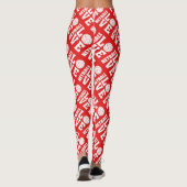 Leggings Lecteurs Netball, Love Netball Impression (Dos)