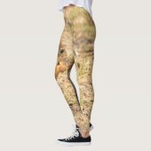 Leggings L'écureuil mignon mange une photo de noix (Gauche)