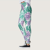 Leggings Legage floral tropical (Gauche)