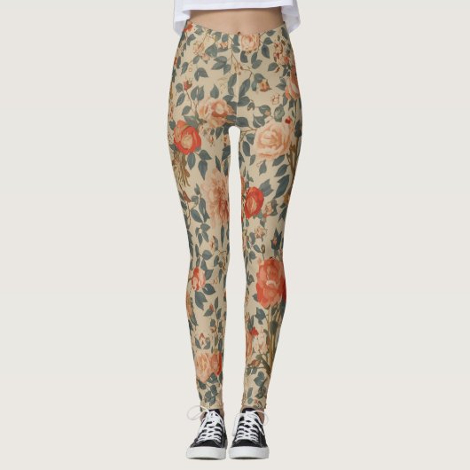 Leggings Légende florale calme (Devant)