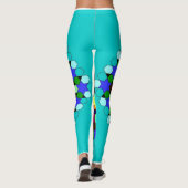Leggings Légendes 3D élégantes à motif nid d'abeille mince (Dos)