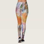 Leggings Légendes à éclaboussures de couleur (Dos)