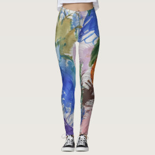 Leggings Légendes à éclaboussures de couleur
