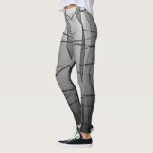 Leggings Légendes à effet géométrique gris puissant (Gauche)