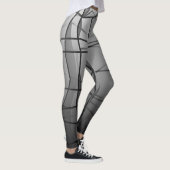 Leggings Légendes à effet géométrique gris puissant (Droite)