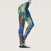 Leggings Légendes à fleurs bleues (Droite)
