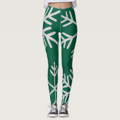 Leggings Légendes à haute taille vert foncé pour femmes (Devant)