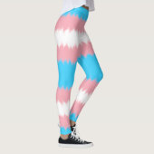 Leggings Légendes à large bande du drapeau trans