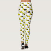 Leggings Légendes à motifs d'abeilles de miel (Dos)