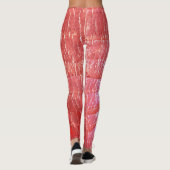 Leggings Légendes à texture rouge tendance "Ratti_Creative_ (Dos)