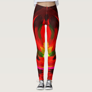 Leggings Légendes Abstraites colorées avec galaxie de lig