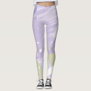 Leggings Légendes Abstraites du Motif de la brosse