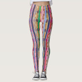 Leggings Légendes Abstraites multicouleurs (Devant)