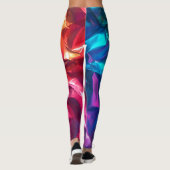 Leggings Légendes arc-en-ciel écrasées (Dos)