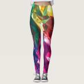 Leggings Légendes arc-en-ciel écrasées (Devant)