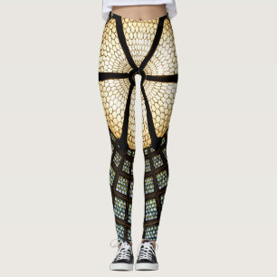 Leggings Légendes au plafond noir