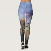 Leggings Légendes aux arbres d'hiver (Dos)