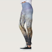 Leggings Légendes aux arbres d'hiver (Gauche)