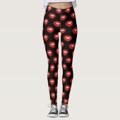 Leggings Légendes aux lèvres chaudes - Belle (Devant)