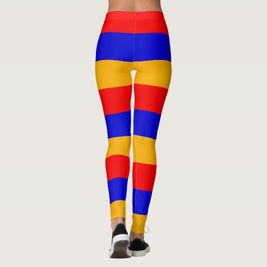 Leggings Légendes avec drapeau d'Arménie (Dos)