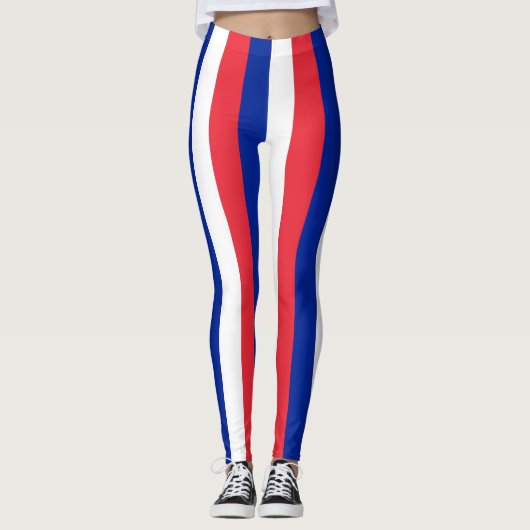 Leggings Légendes avec drapeau de France (Devant)