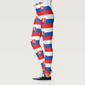 Leggings Légendes avec drapeau de la Slovaquie (Gauche)