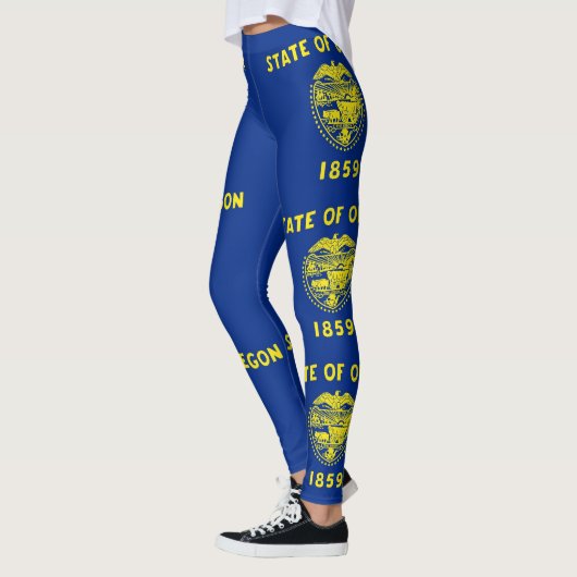 Leggings Légendes avec drapeau de l'État de l'Oregon, États (Gauche)