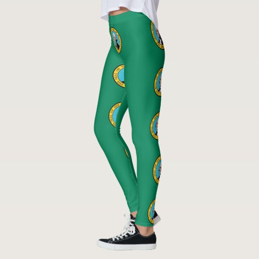 Leggings Légendes avec drapeau de l'État de Washington, Éta (Gauche)