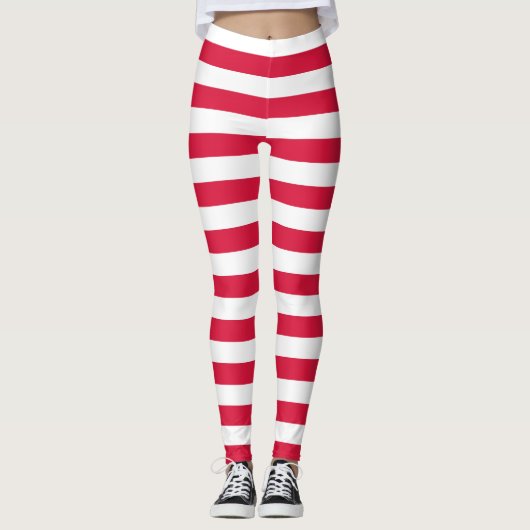 Leggings Légendes avec drapeau de Pologne (Devant)