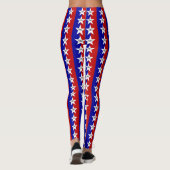 Leggings Légendes avec drapeau de San Antonio City, USA (Dos)
