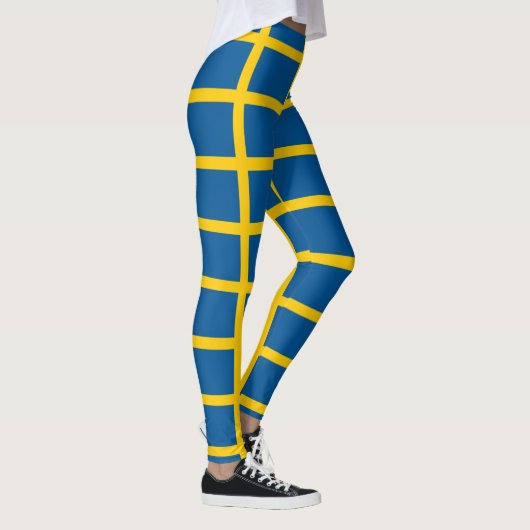 Leggings Légendes avec drapeau de Suède (Droite)