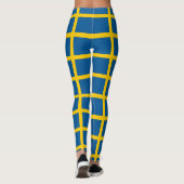 Leggings Légendes avec drapeau de Suède (Dos)