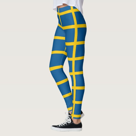 Leggings Légendes avec drapeau de Suède (Gauche)