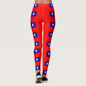 Leggings Légendes avec drapeau de Taïwan (Dos)