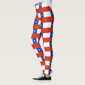 Leggings Légendes avec drapeau du Chili (Gauche)
